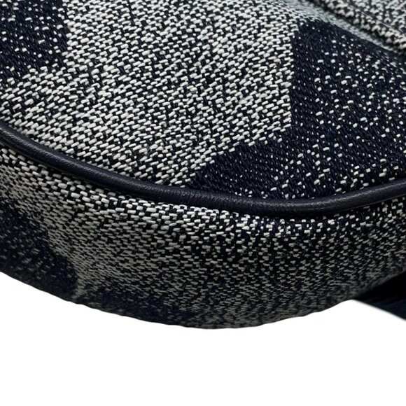 Dior Camouflage Saddle Crossbody Bag Canvas Navy - Picture 4 of 13